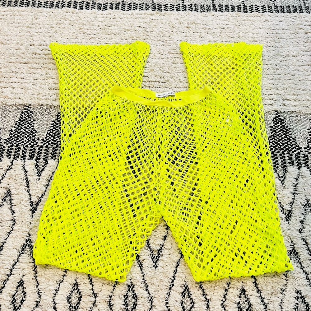 HOT & DELICIOUS Neon netted cover up Pants